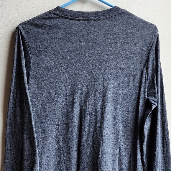 Teemax Gray/Pink Martha's Vineyard Island Whale Long-Sleeve T-Shirt Size Small - Picture 15 of 16